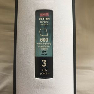 3 inch white binders